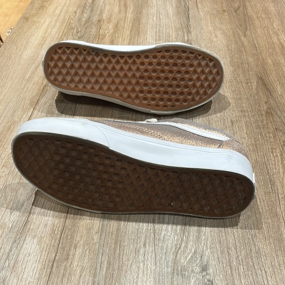 Rose gold Vans, worn once. - Picture 3 of 4